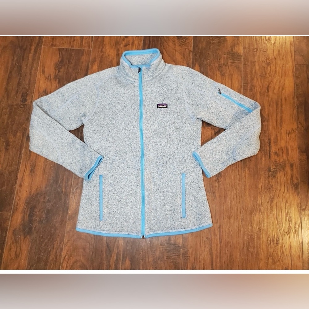 Patagonia Better Sweater Full Zip Women's Feece Jacket Blue Size Medium